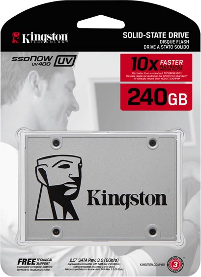 SSD Kingston UV400 SATA 3 240GB SUV400S37/240G